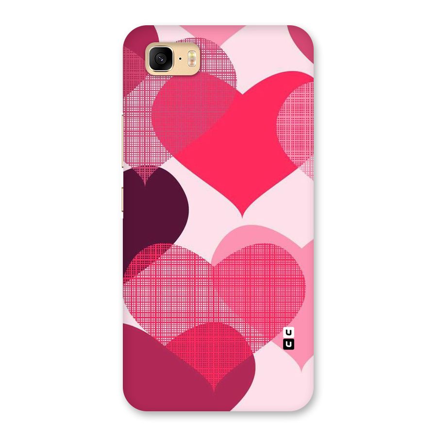 Check Pink Hearts Back Case for Zenfone 3s Max