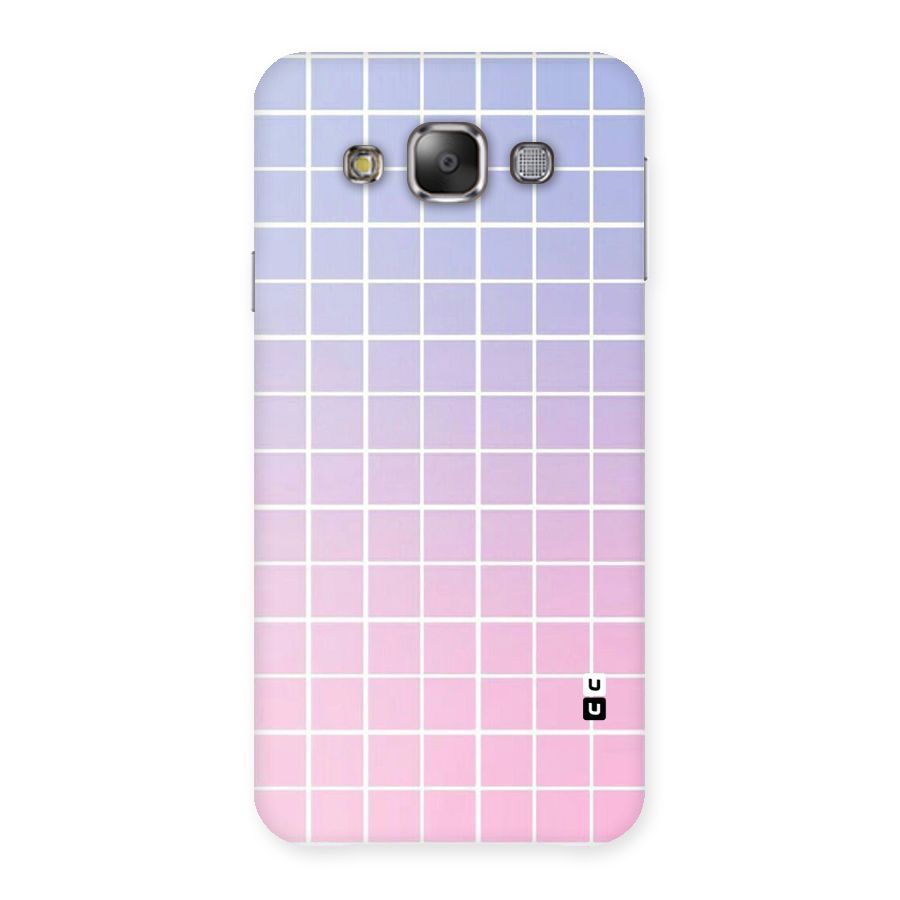 Check Shades Back Case for Galaxy E7
