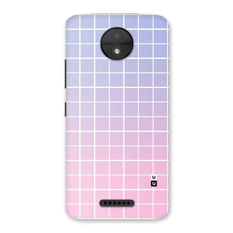 Check Shades Back Case for Moto C