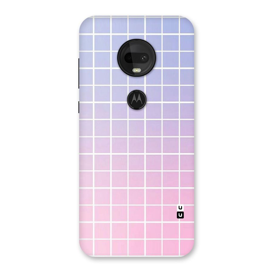 Check Shades Back Case for Moto G7