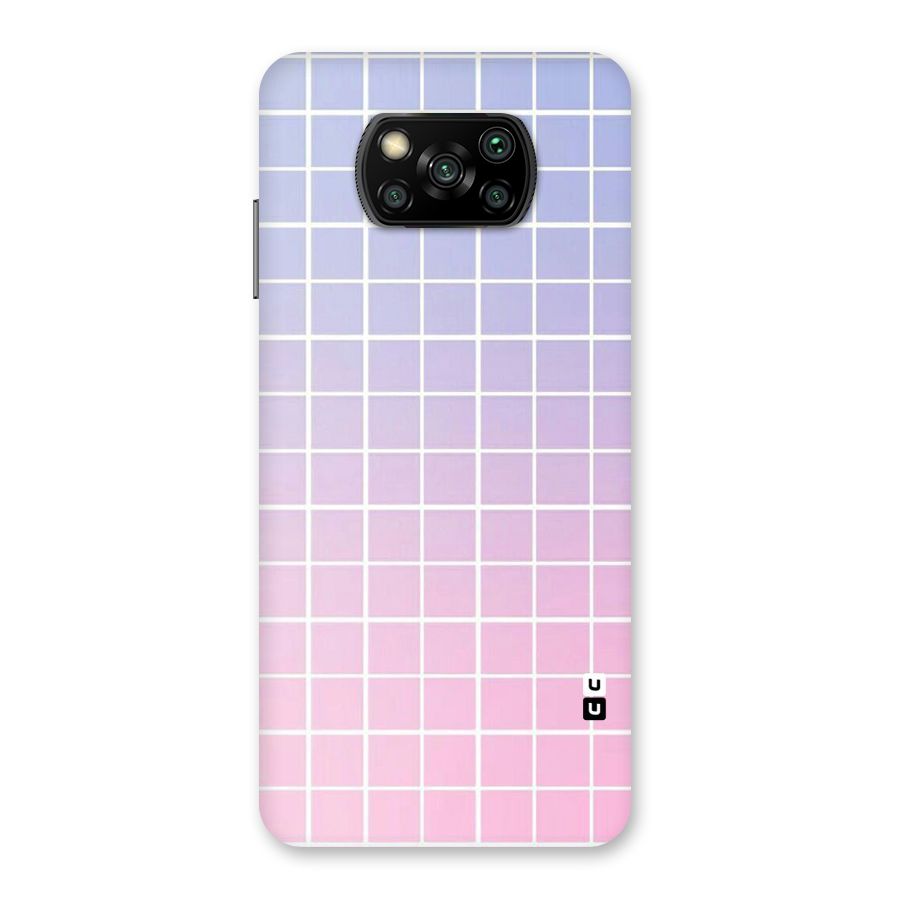 Check Shades Back Case for Poco X3