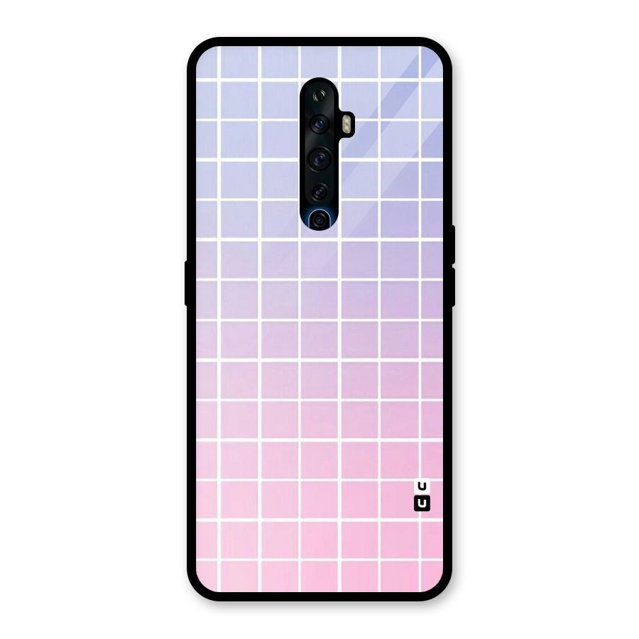 Check Shades Glass Back Case for Oppo Reno2 F