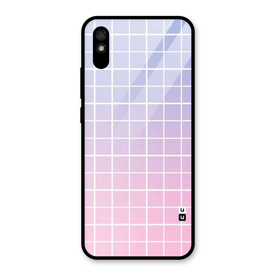 Check Shades Glass Back Case for Redmi 9i