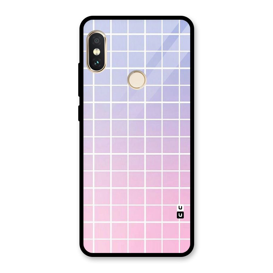 Check Shades Glass Back Case for Redmi Note 5 Pro