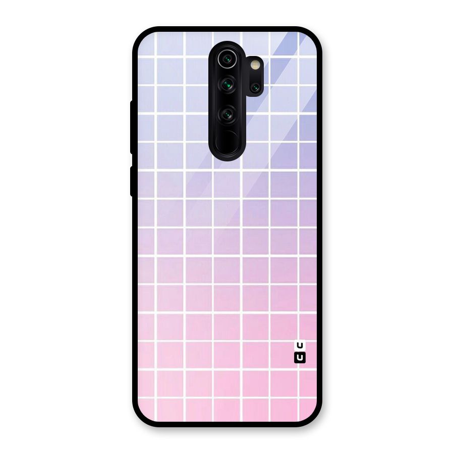 Check Shades Glass Back Case for Redmi Note 8 Pro