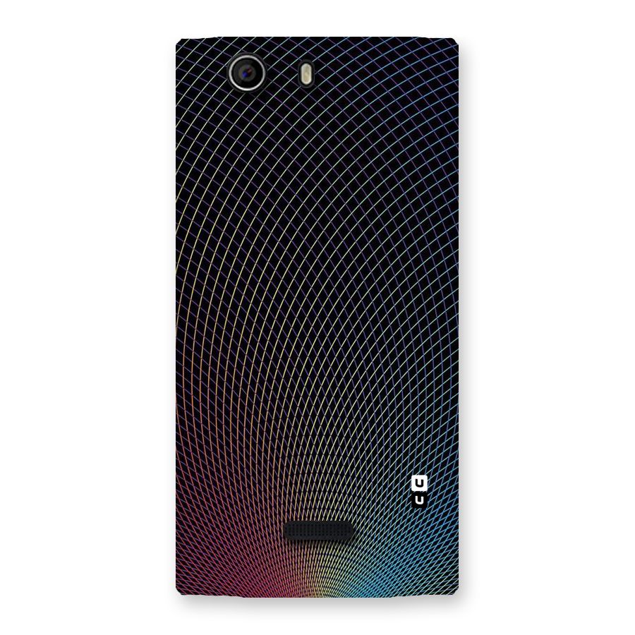 Check Swirls Back Case for Canvas Nitro 2 E311