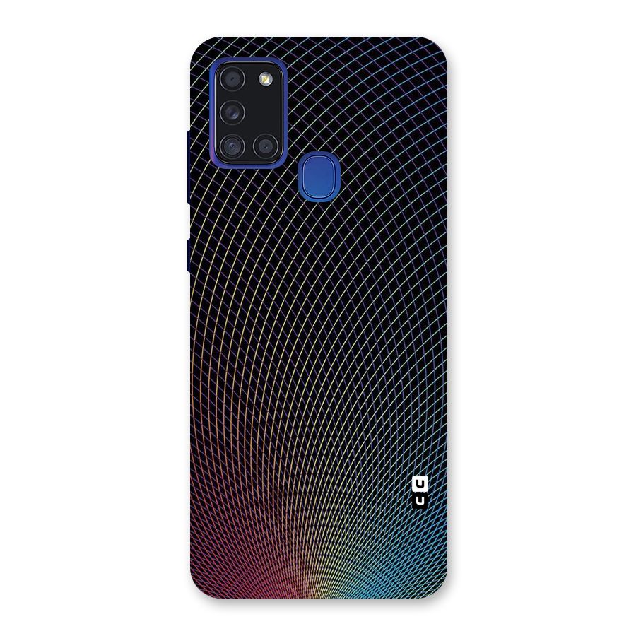 Check Swirls Back Case for Galaxy A21s