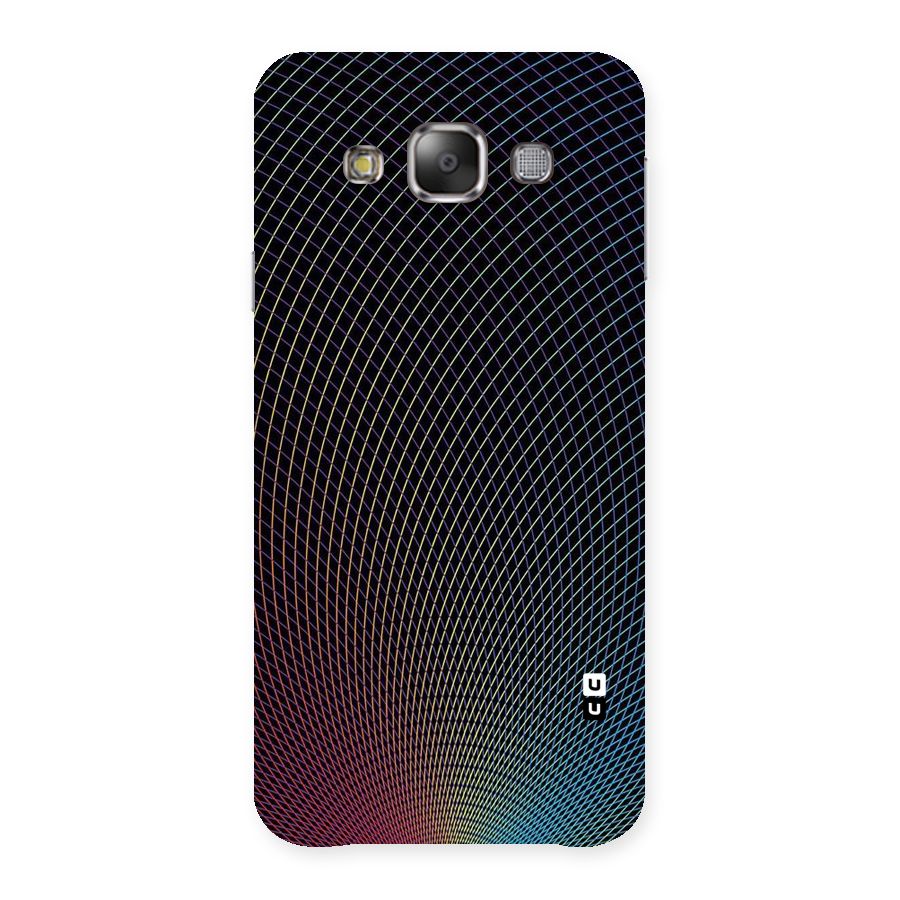 Check Swirls Back Case for Galaxy E7