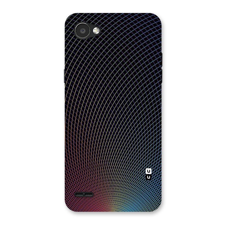 Check Swirls Back Case for LG Q6
