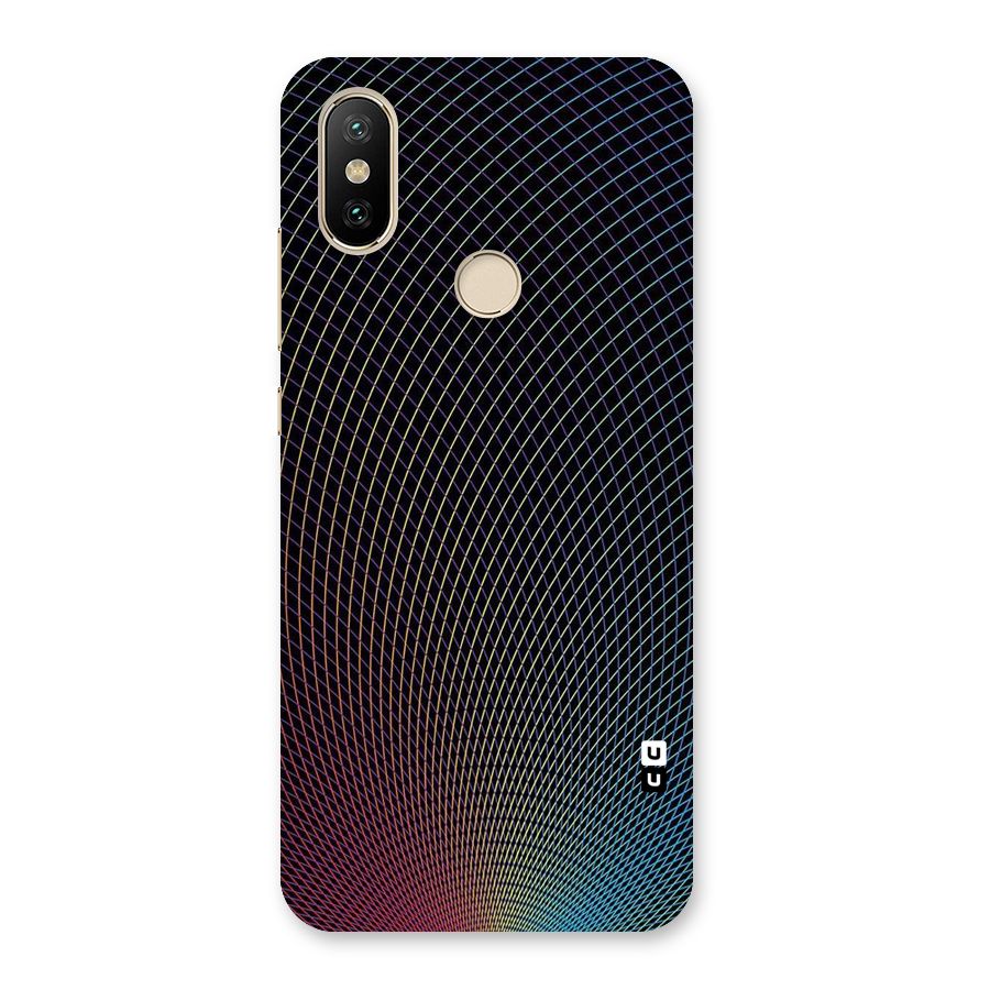 Check Swirls Back Case for Mi A2