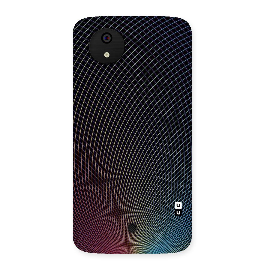 Check Swirls Back Case for Micromax Canvas A1