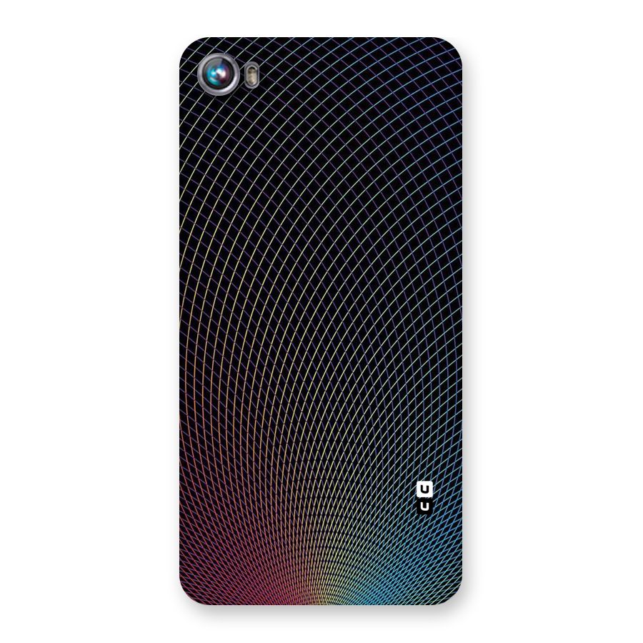 Check Swirls Back Case for Micromax Canvas Fire 4 A107