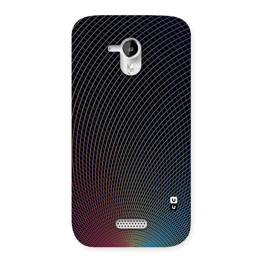 Check Swirls Back Case for Micromax Canvas HD A116