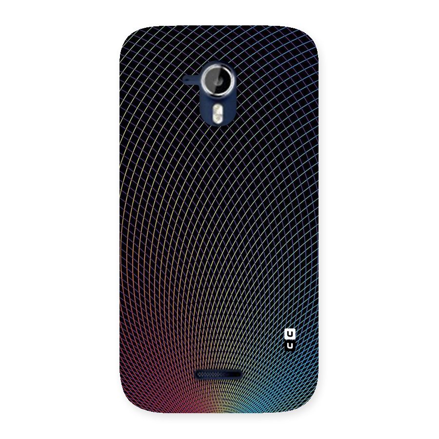 Check Swirls Back Case for Micromax Canvas Magnus A117