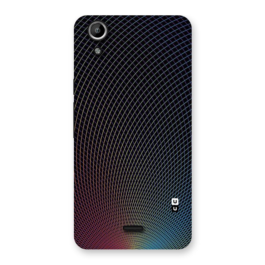 Check Swirls Back Case for Micromax Canvas Selfie Lens Q345