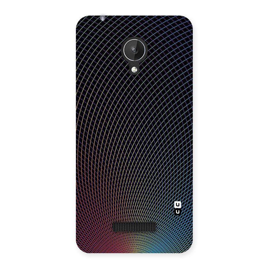Check Swirls Back Case for Micromax Canvas Spark Q380