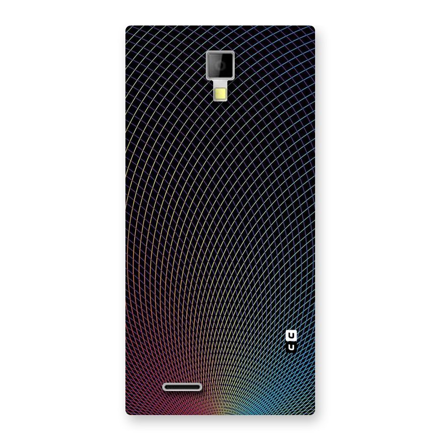 Check Swirls Back Case for Micromax Canvas Xpress A99