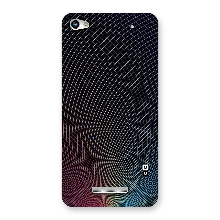 Check Swirls Back Case for Micromax Hue 2
