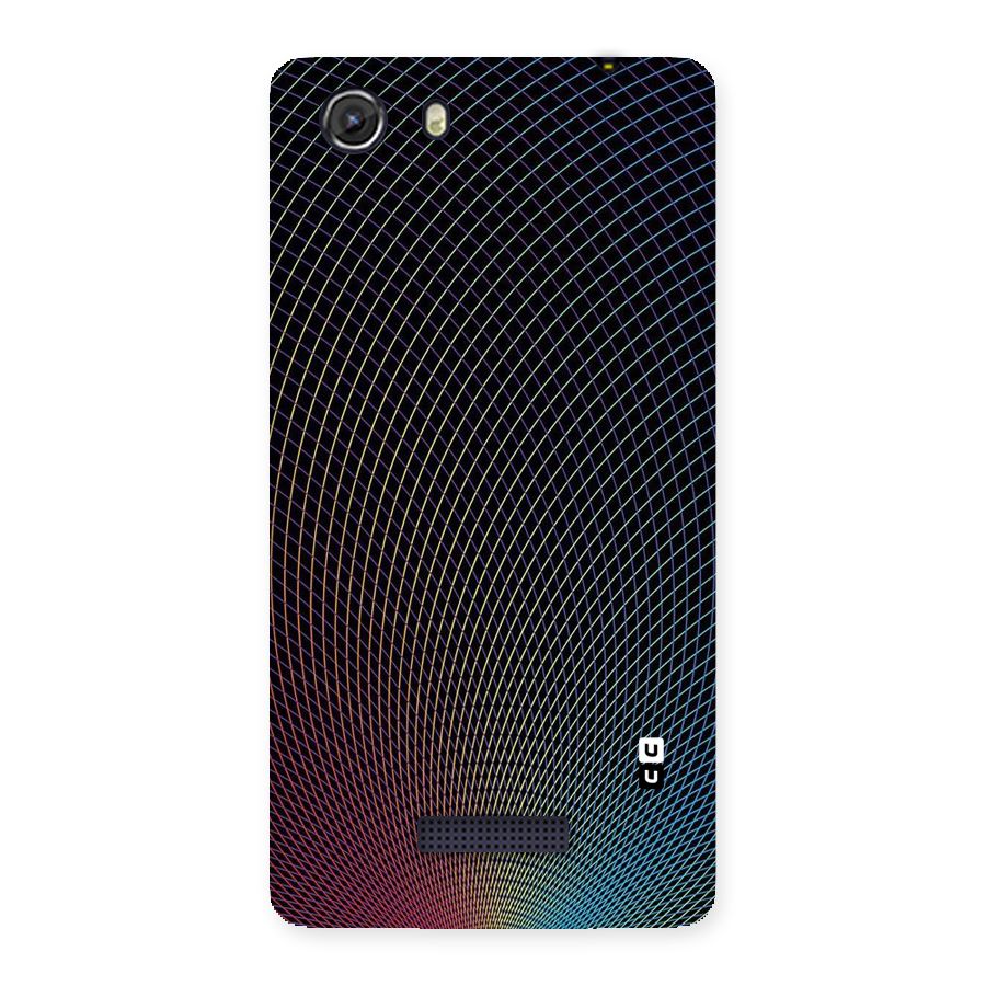Check Swirls Back Case for Micromax Unite 3