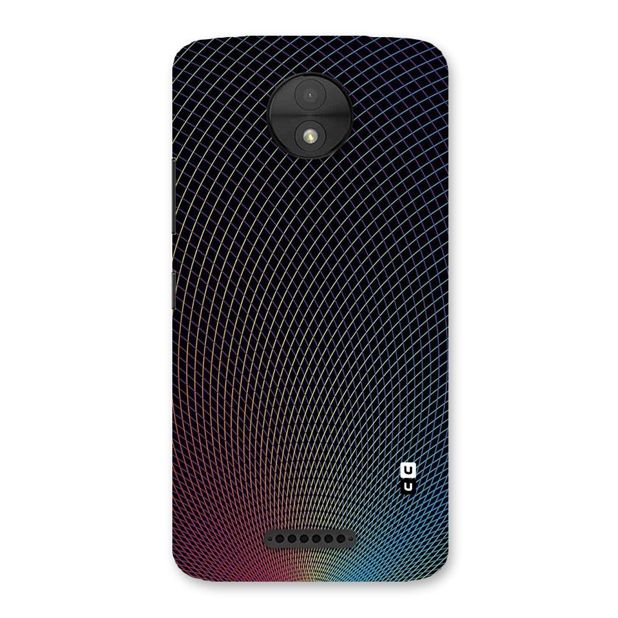 Check Swirls Back Case for Moto C