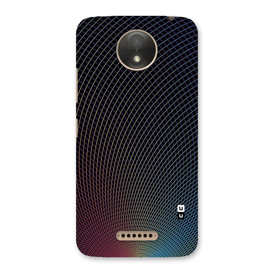Check Swirls Back Case for Moto C Plus