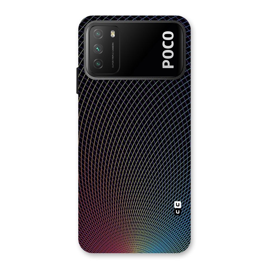 Check Swirls Back Case for Poco M3