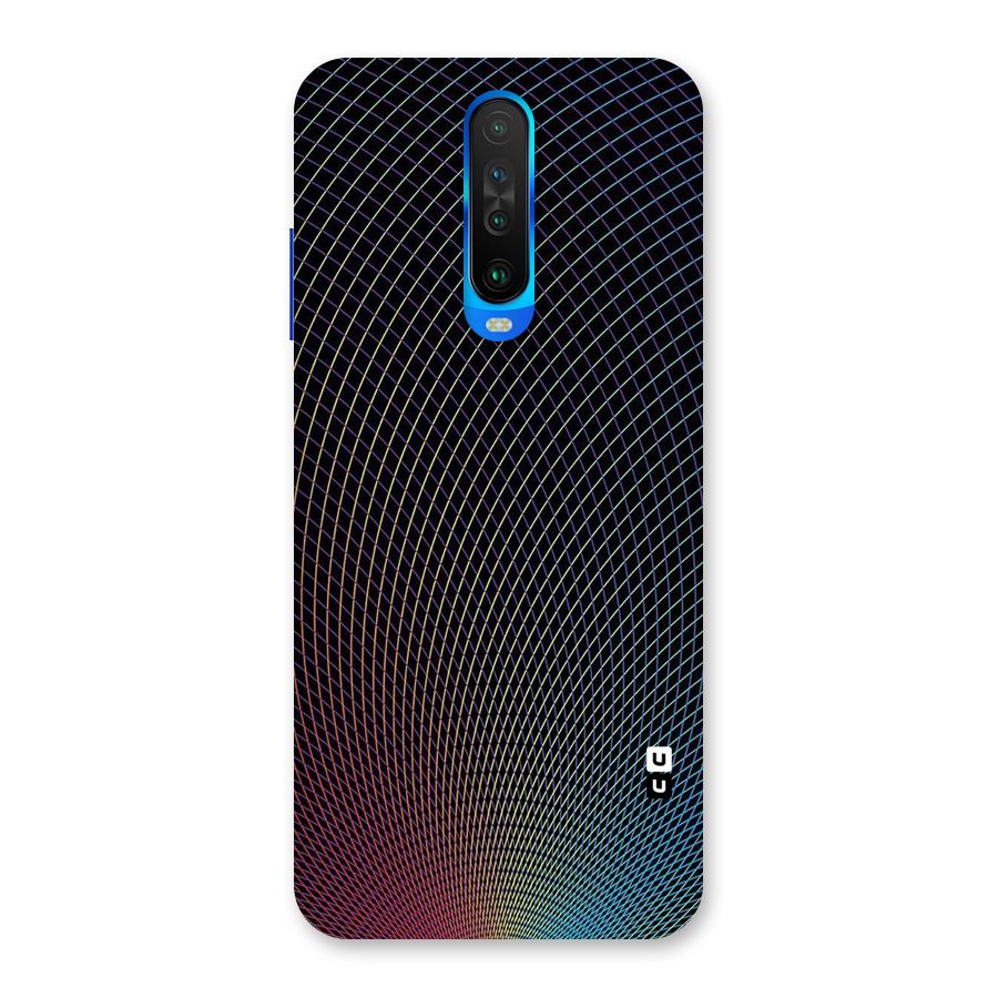 Check Swirls Back Case for Poco X2