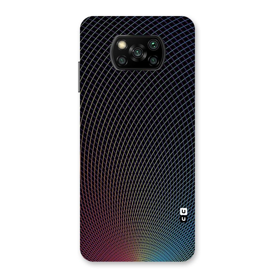 Check Swirls Back Case for Poco X3