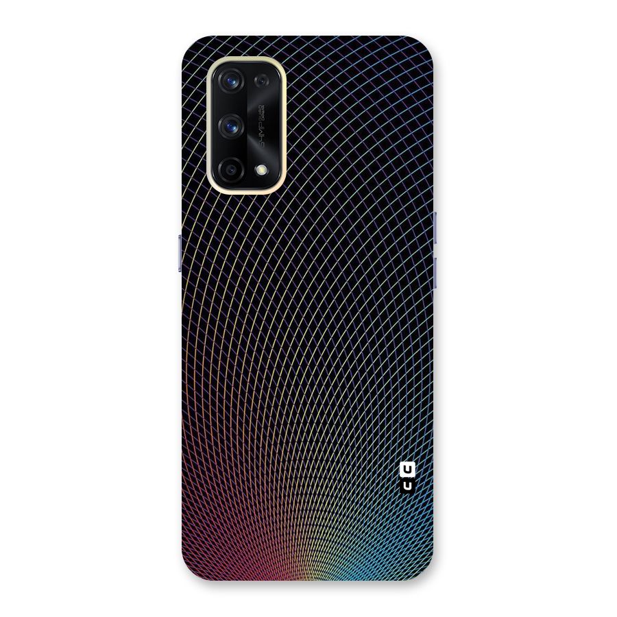 Check Swirls Glass Back Case for Realme X7 Pro