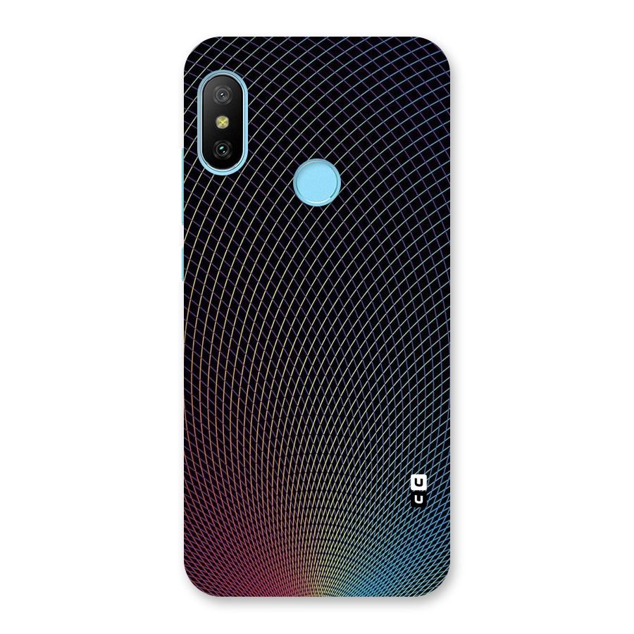 Check Swirls Back Case for Redmi 6 Pro