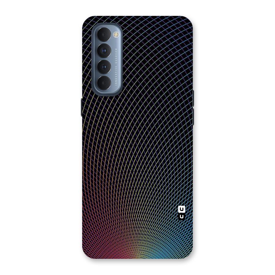Check Swirls Back Case for Reno4 Pro