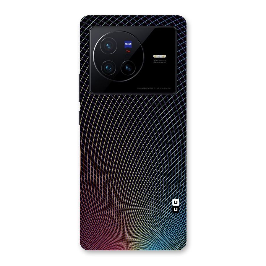 Check Swirls Back Case for Vivo X80