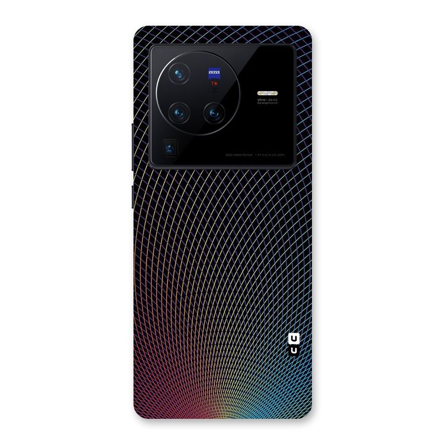 Check Swirls Back Case for Vivo X80 Pro