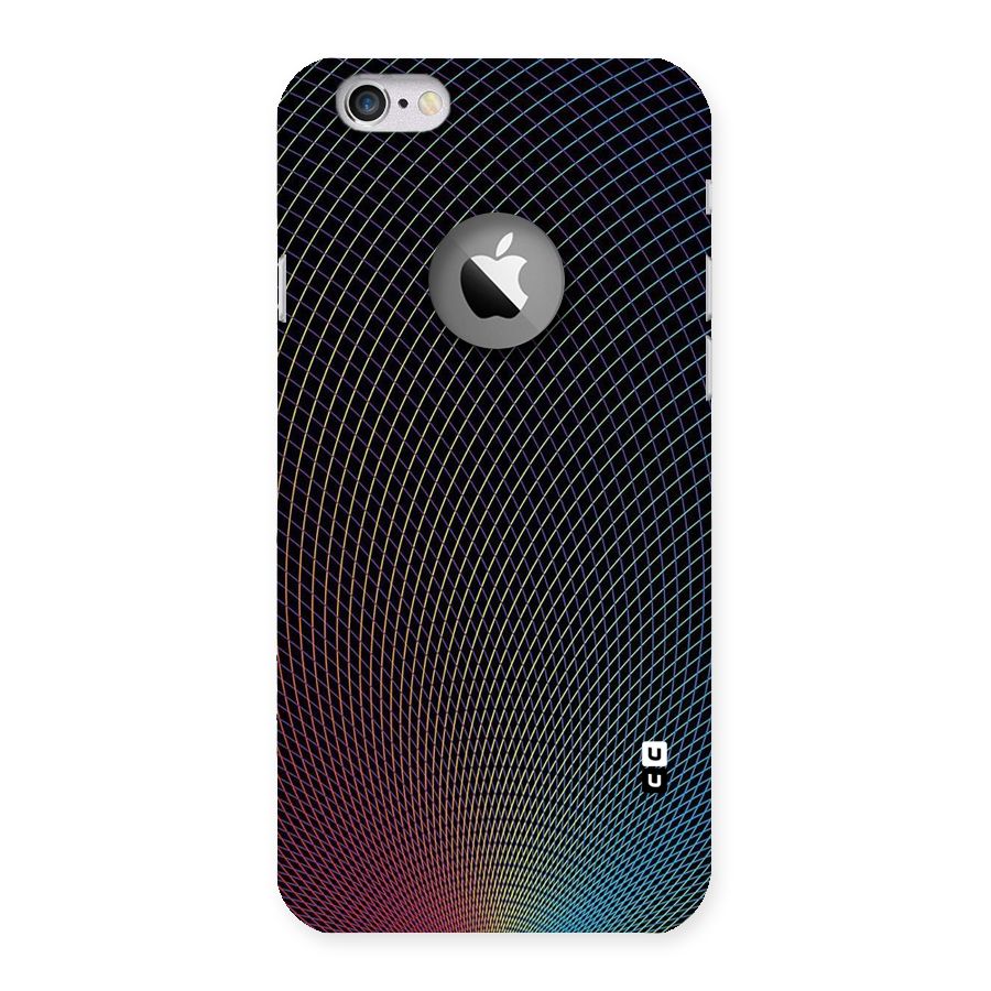 Check Swirls Back Case for iPhone 6 Logo Cut