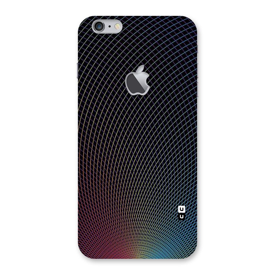 Check Swirls Back Case for iPhone 6 Plus 6S Plus Logo Cut