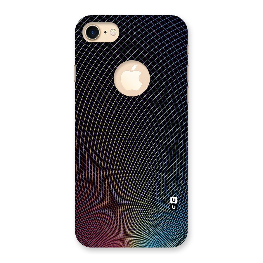 Check Swirls Back Case for iPhone 7 Logo Cut