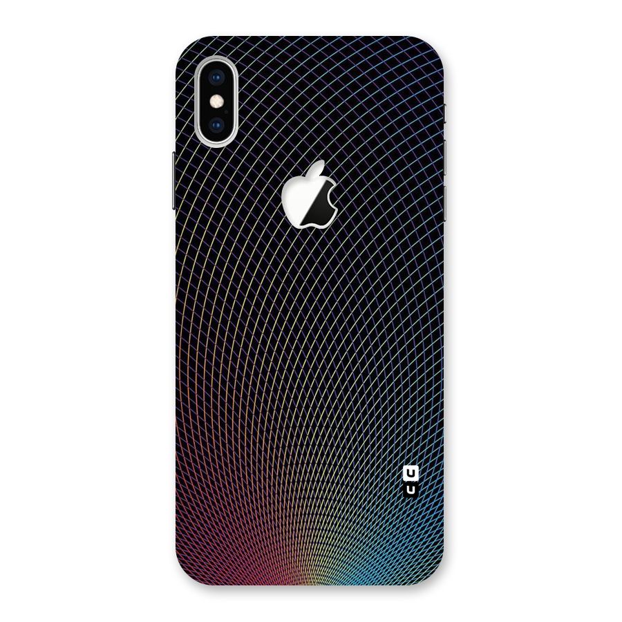 Check Swirls Back Case for iPhone XS Max Apple Cut