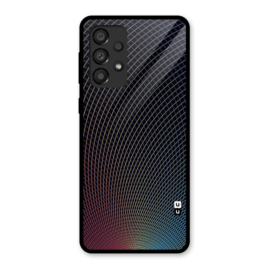 Check Swirls Glass Back Case for Galaxy A33 5G