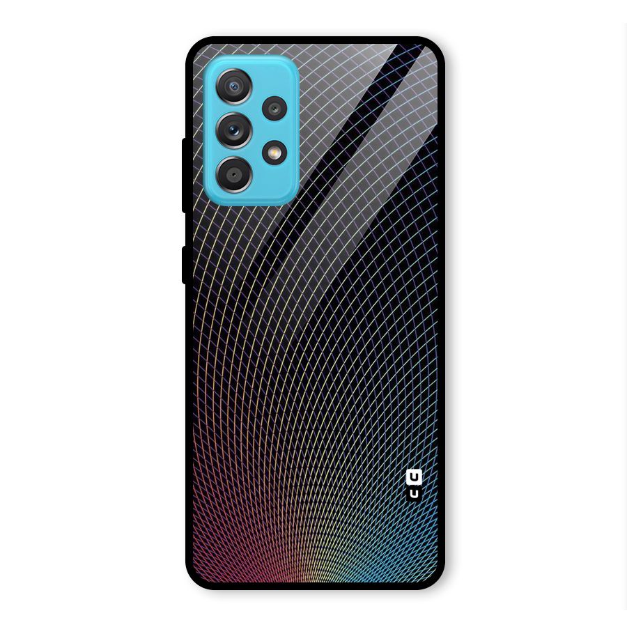 Check Swirls Glass Back Case for Galaxy A52