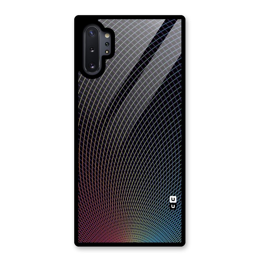 Check Swirls Glass Back Case for Galaxy Note 10 Plus