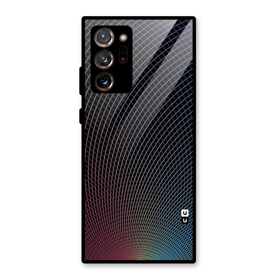 Check Swirls Glass Back Case for Galaxy Note 20 Ultra