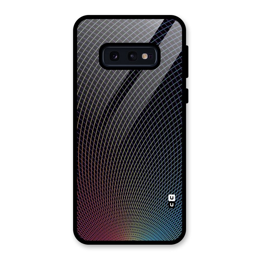 Check Swirls Glass Back Case for Galaxy S10e