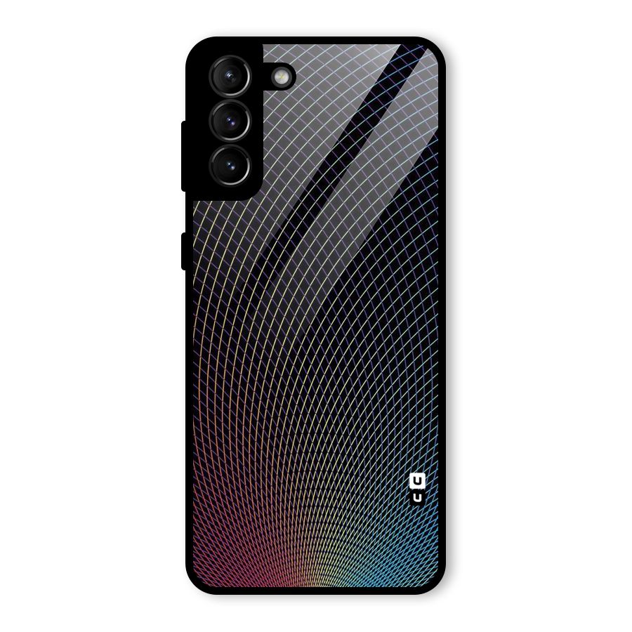Check Swirls Glass Back Case for Galaxy S21 Plus