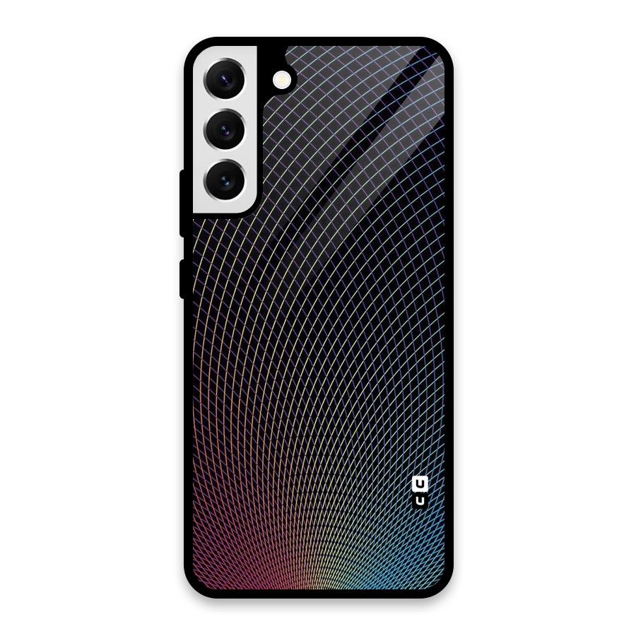 Check Swirls Glass Back Case for Galaxy S22 Plus 5G