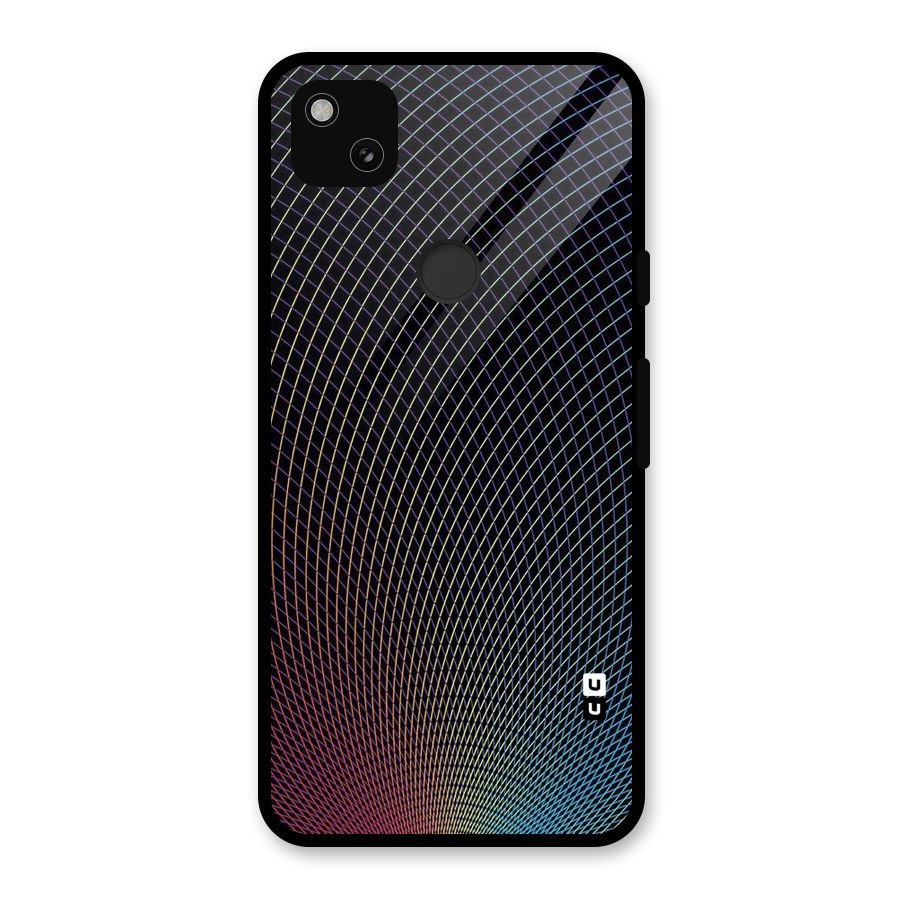 Check Swirls Glass Back Case for Google Pixel 4a