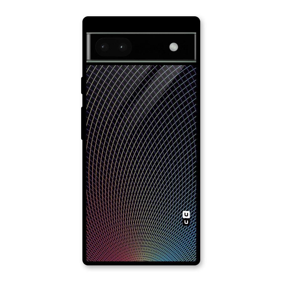 Check Swirls Glass Back Case for Google Pixel 6a