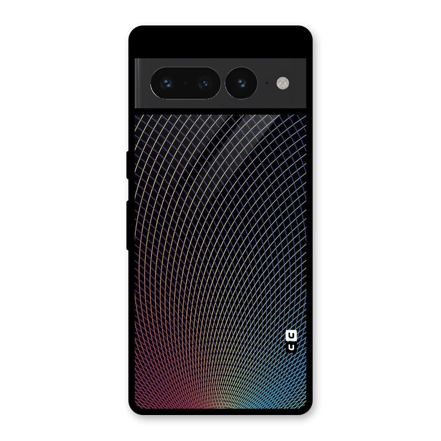 Check Swirls Glass Back Case for Google Pixel 7 Pro