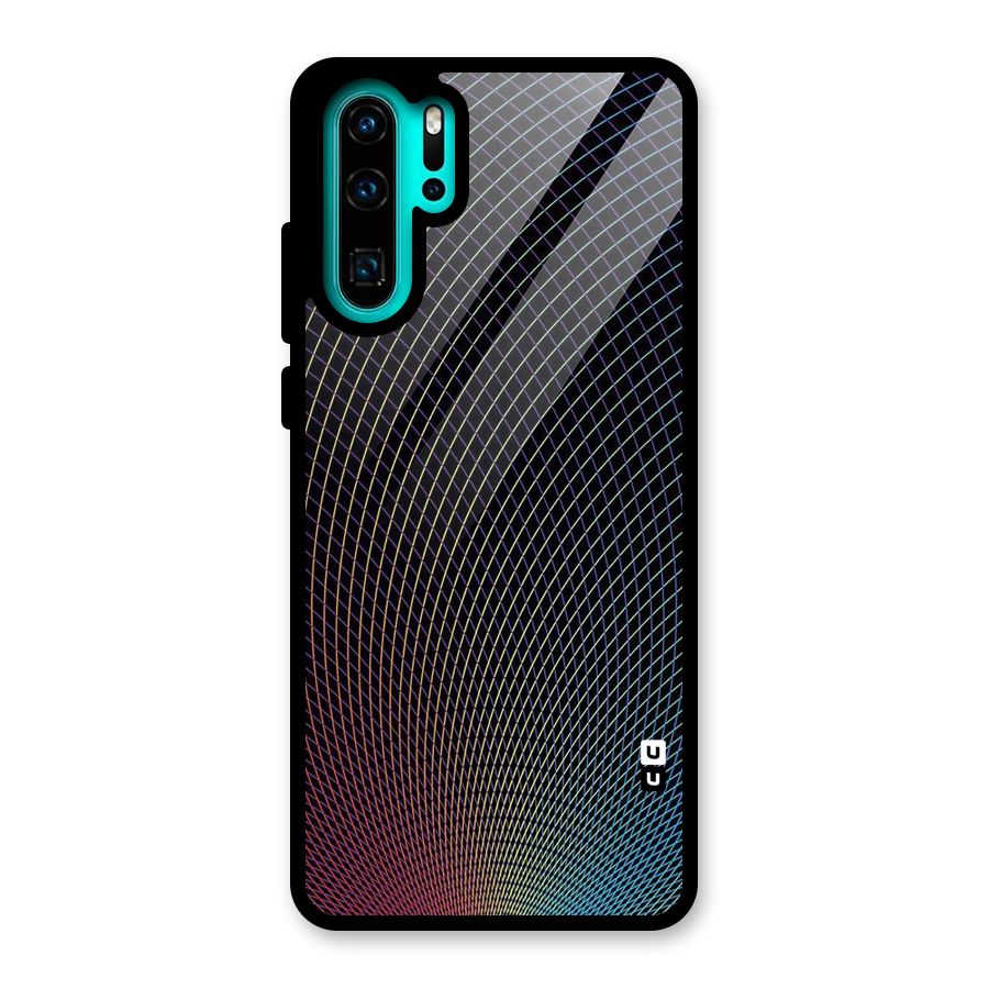 Check Swirls Glass Back Case for Huawei P30 Pro