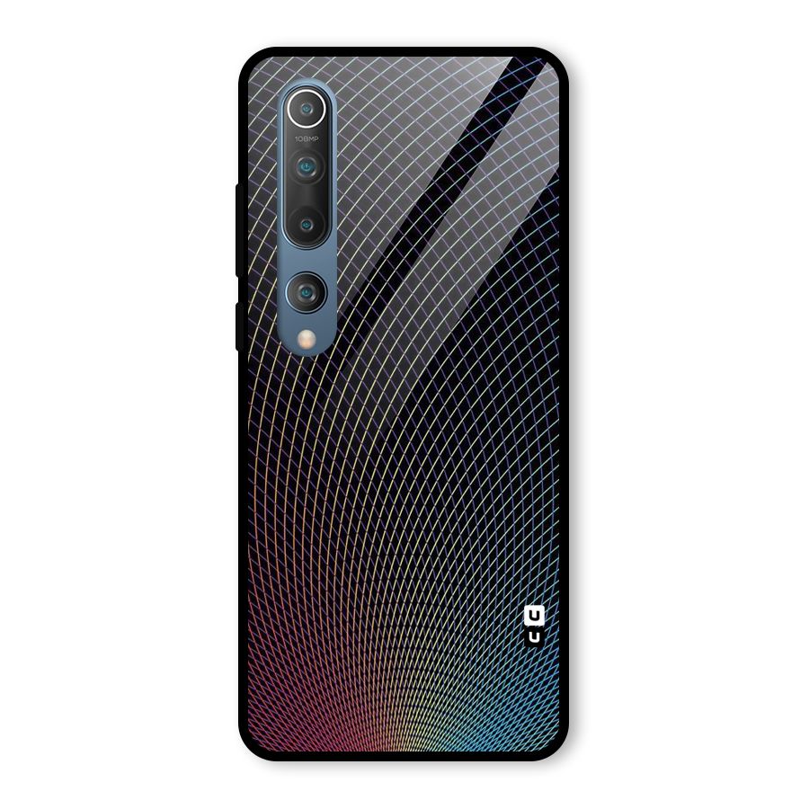 Check Swirls Glass Back Case for Mi 10