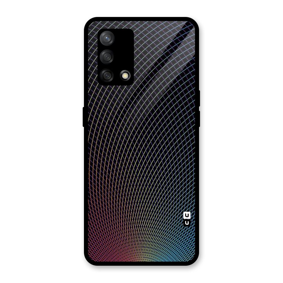 Check Swirls Glass Back Case for Oppo F19